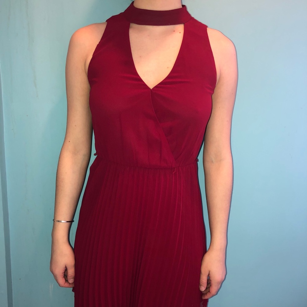 Maroon Dress